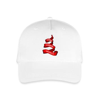 Fanion ou bannière viking rouge - Casquette de baseball bio Enfant - blanc - Devant