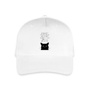 Katze guck süß - Kinder Bio Basecap - Weiß - Vorne