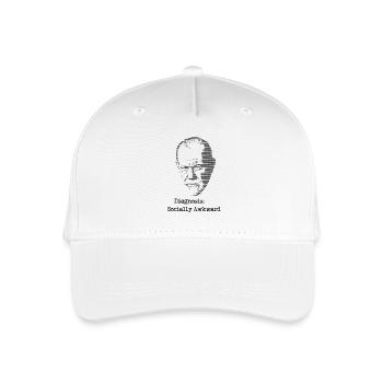 Diagnostic socialement maladroit - Casquette de baseball bio Enfant - blanc - Devant