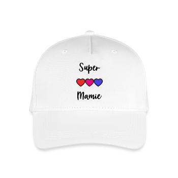 MAMIE - Casquette de baseball bio Enfant - blanc - Devant