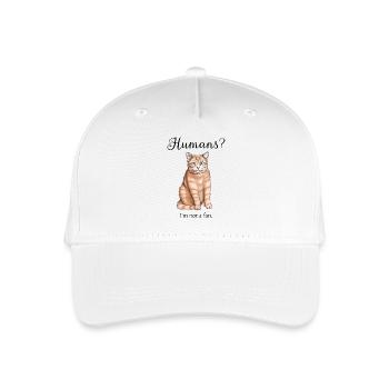 Les chats et les humains - Casquette de baseball bio Enfant - blanc - Devant