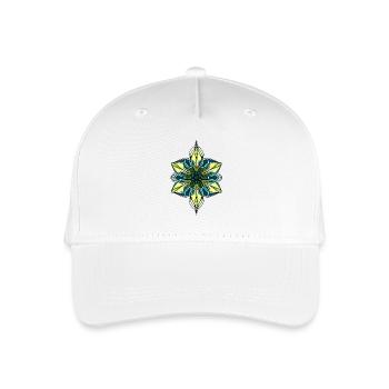Ornament - Organic Kids’ Baseball Cap - white - Front
