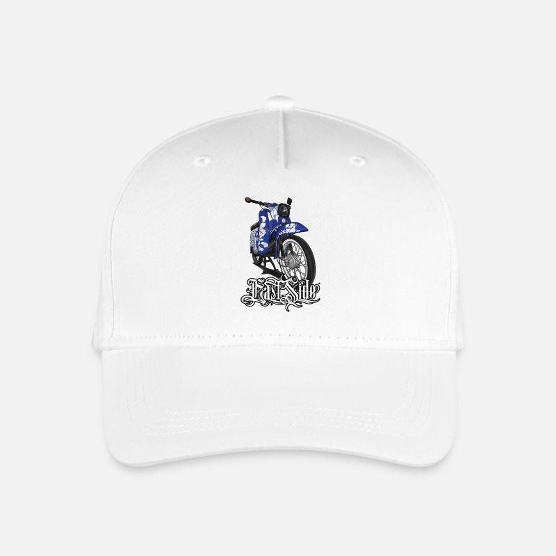 Schwalbe Tuning (blau) // Illustration - Kinder Bio Basecap - Weiß