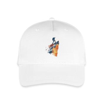 Climbing dreams - Organic Kids’ Baseball Cap - white - Front