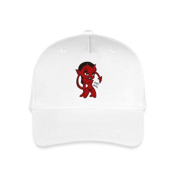 Bad Gril - Organic Kids’ Baseball Cap - white - Front