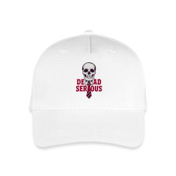 Dead Serious - Organic Kids’ Baseball Cap - white - Front