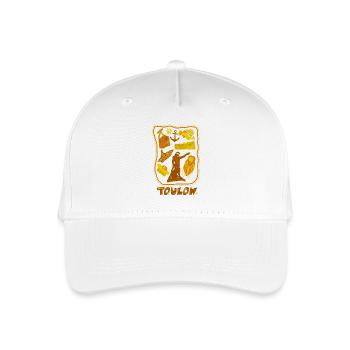 Toulon et ses symboles - Casquette de baseball bio Enfant - blanc - Devant