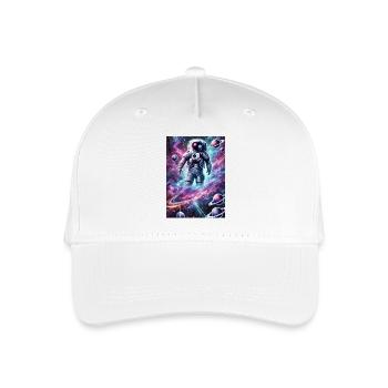 An astronaut in the cosmos - Organic Kids’ Baseball Cap - white - Front