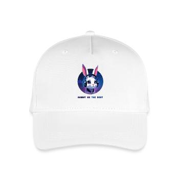 Rabbits on patrol - Organic Kids’ Baseball Cap - white - Front