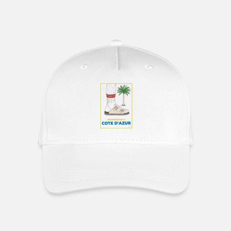 Vacances sur la côte d'azur - Casquette de baseball bio Enfant - blanc