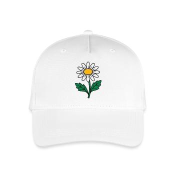 Gänseblümchen - Kinder Bio Basecap - Weiß - Vorne