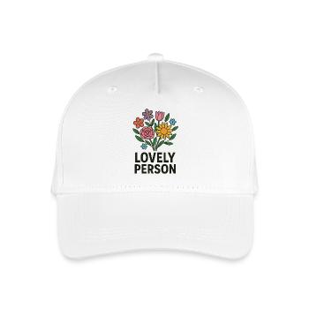 LOVLY PERSON - Kinder Bio Basecap - Weiß - Vorne