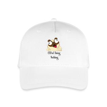 PDG de Doing Nothing – la chemise parfaite pour tout le monde - Casquette de baseball bio Enfant - blanc - Devant