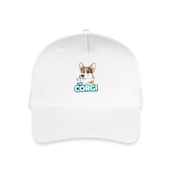 TEAM Corgi - tricolor - Organic Kids’ Baseball Cap - white - Front
