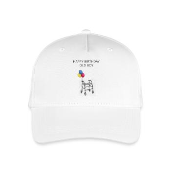 Joyeux anniversaire vieux garçon - Casquette de baseball bio Enfant - blanc - Devant