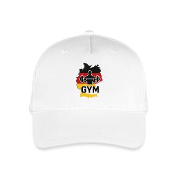 Muscle Nation DE - Kinder Bio Basecap - Weiß - Vorne