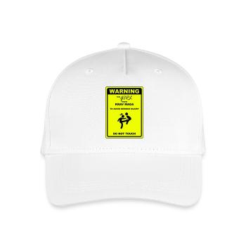Warnung! Dieses Mädchen macht Krav Maga - Kinder Bio Basecap - Weiß - Vorne