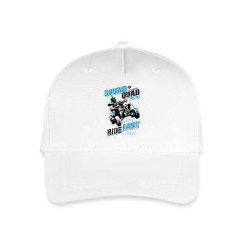 Quad Racing Geschwindigkeit - Kinder Bio Basecap - Weiß - Vorne