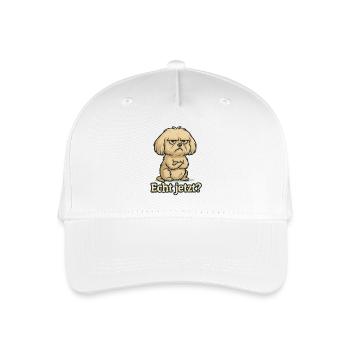 Echt jetzt? – Genervter Malteser - Kinder Bio Basecap - Weiß - Vorne
