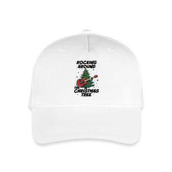 Schaukeln um den Weihnachtsbaum - Kinder Bio Basecap - Weiß - Vorne