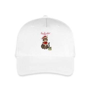 HoHoho, Grey Cat - Organic Kids’ Baseball Cap - white - Front