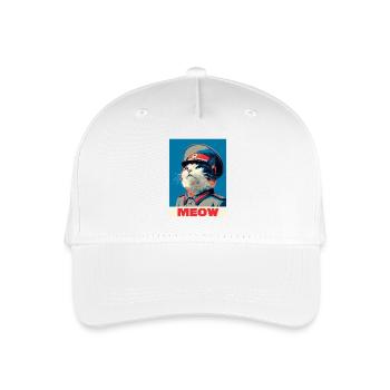 Pop Art Cat - Organic Kids’ Baseball Cap - white - Front