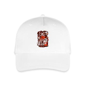 The Chaos Crew - Organic Kids’ Baseball Cap - white - Front