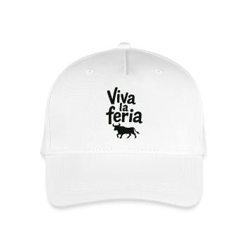 Viva la feria - Organic Kids’ Baseball Cap - white - Front