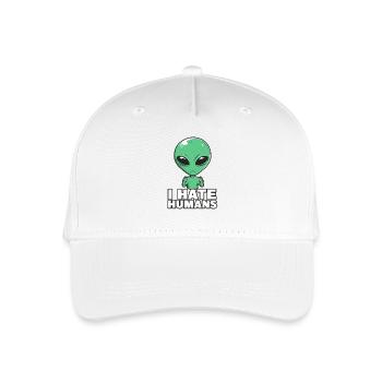 Extraterrestre Je déteste les humains - Casquette de baseball bio Enfant - blanc - Devant