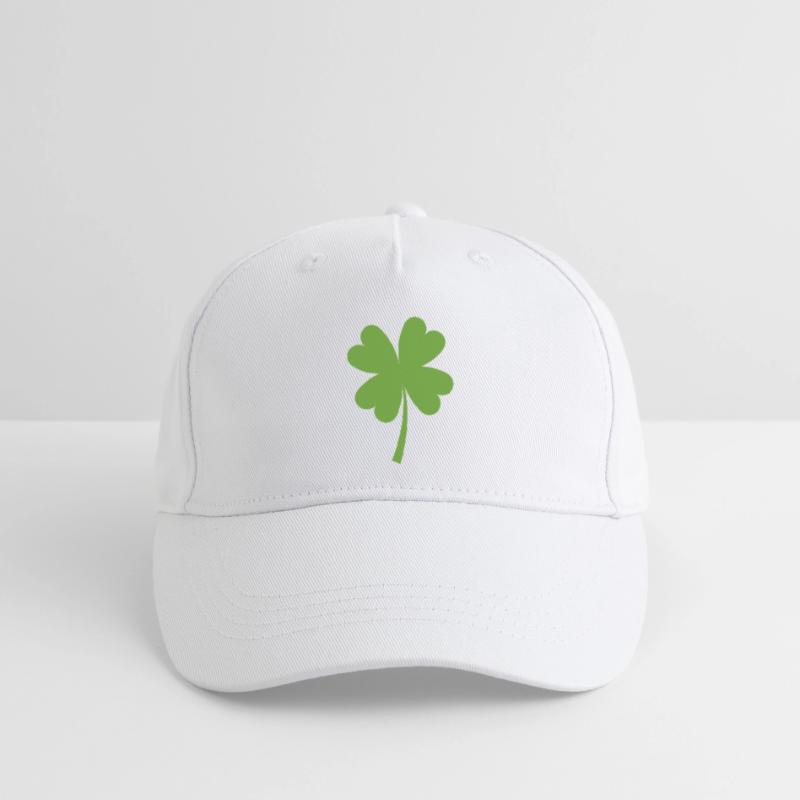 Solid four-leaf clover Organic Kids’ Baseball Cap
