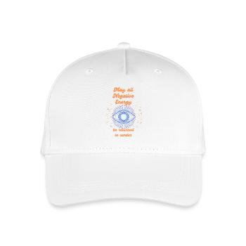 No Negative Energy - Kinder Bio Basecap - Weiß - Vorne