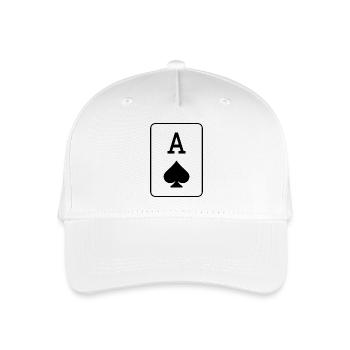 Ace of spades - Organic Kids’ Baseball Cap - white - Front