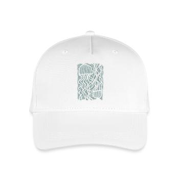 Jellyfish Ocean Hand Drawn - Organic Kids’ Baseball Cap - white - Front