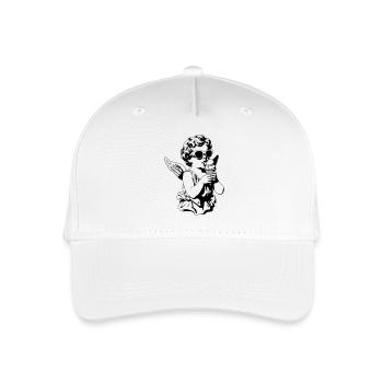 Cooler Cherub mit Sonnenbrille und Eis - Organic Kids’ Baseball Cap - white - Front