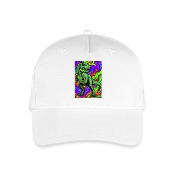 dinosaure - Casquette de baseball bio Enfant - blanc - Devant