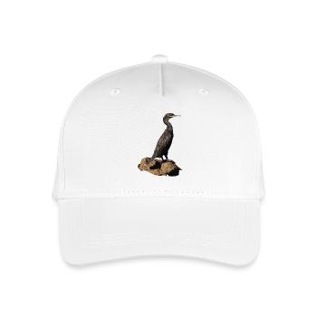 Cormorant - Organic Kids’ Baseball Cap - white - Front