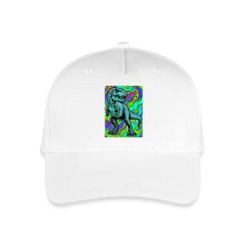 dinosaure - Casquette de baseball bio Enfant - blanc - Devant