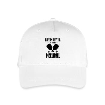 La vie est meilleure avec le pickleball - Casquette de baseball bio Enfant - blanc - Devant