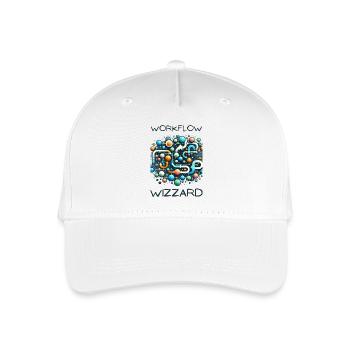 Workflow Wizzard - Organic Kids’ Baseball Cap - white - Front