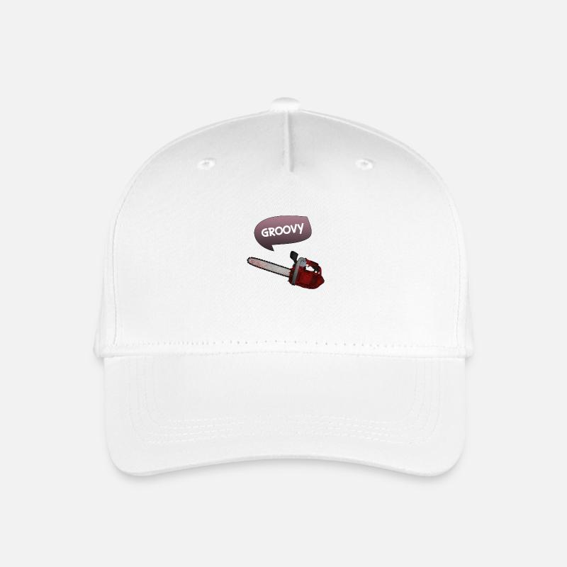 Evil dead - Groovy chains - Kinder Bio Basecap - Weiß