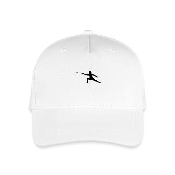 Fencer - Organic Kids’ Baseball Cap - white - Front