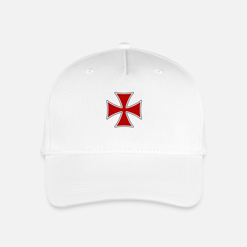 Malteserkreuz - Kinder Bio Basecap - Weiß