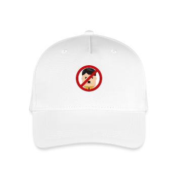 Emoticon - Gegen Rechts - Kinder Bio Basecap - Weiß - Vorne