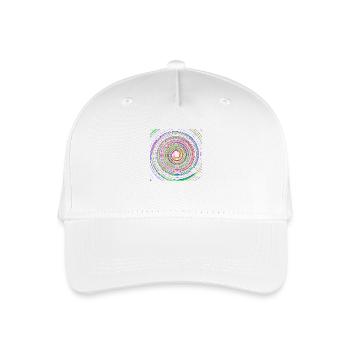 Psychedelische Spirale - Organic Kids’ Baseball Cap - white - Front