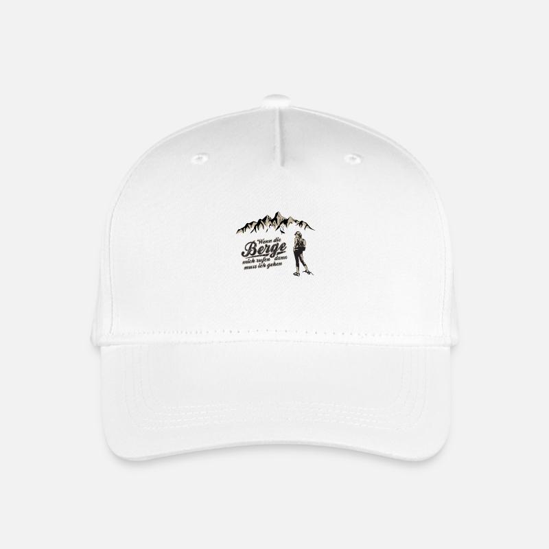 WANDERN | FRAU - Kinder Bio Basecap - Weiß