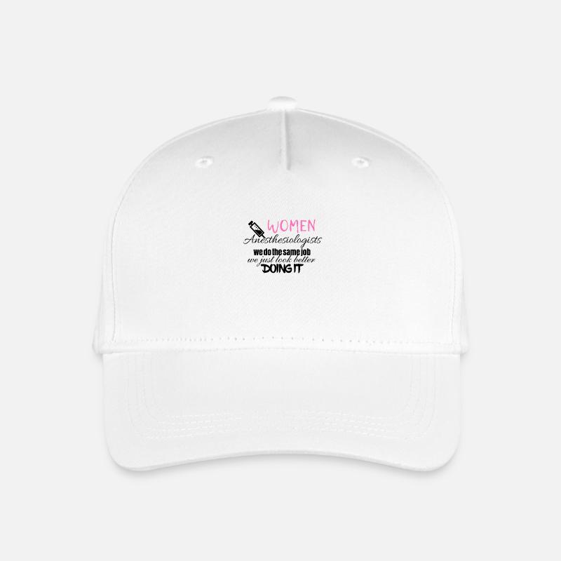 Women anesthesiologists look better doing it - Kinder Bio Basecap - Weiß