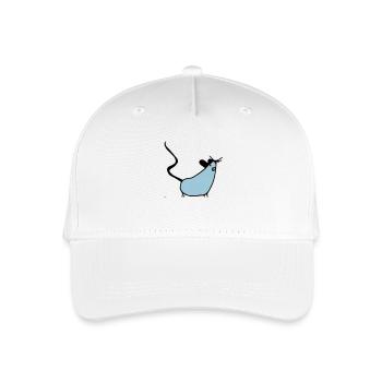 maus - Kinder Bio Basecap - Weiß - Vorne