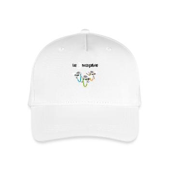 Les 3 mousquetons - Casquette de baseball bio Enfant - blanc - Devant