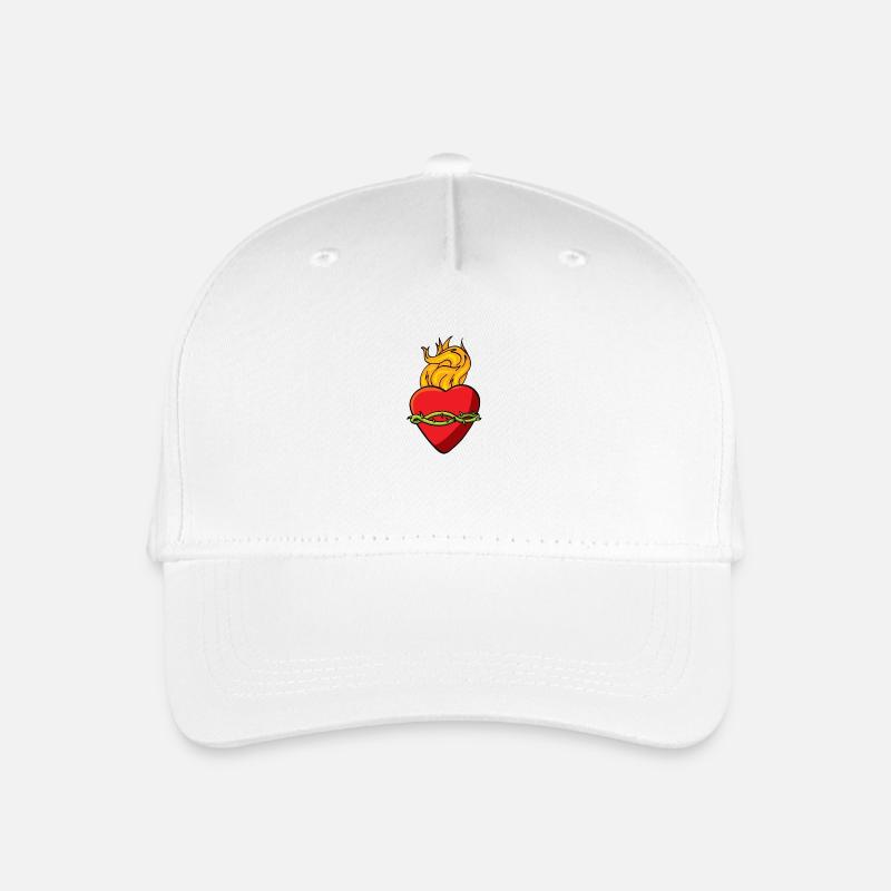sacredheart3 - Casquette de baseball bio Enfant - blanc