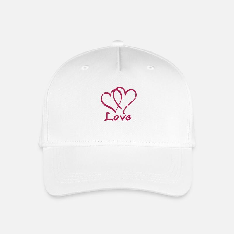 Love - Kinder Bio Basecap - Weiß